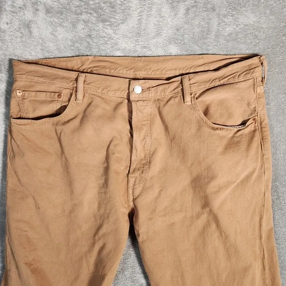 Levi's 501XX Jeans Men's 40X30 Tan‎ Beige Khaki Original Fit Button Fly Cotton - Picture 5 of 13